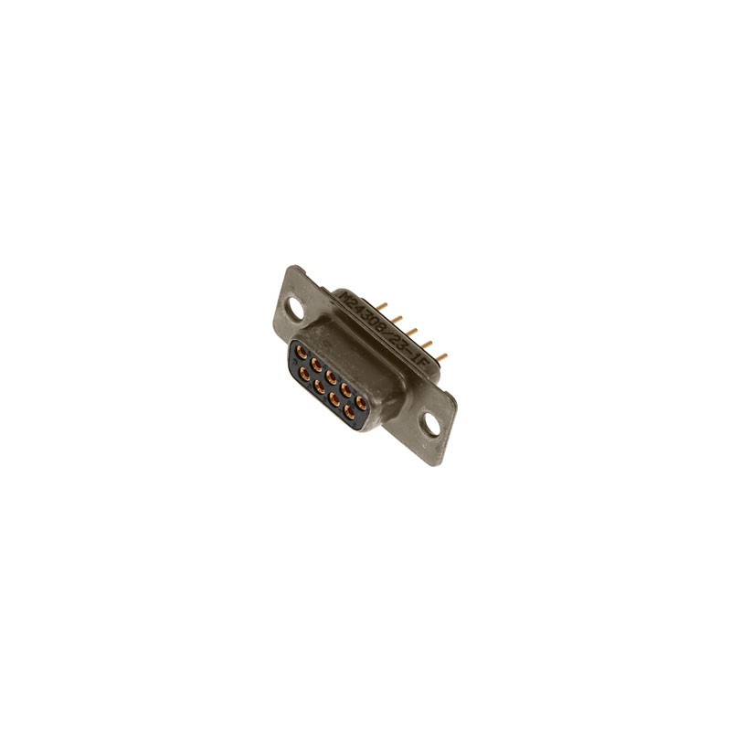 1 pcs : M24308/23-1F - CONN DSUB RCPT 9POS PNL MNT SLDR
