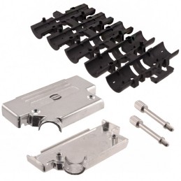 1 pcs : 09670370333 - CONN BACKSHELL 37POS 45DEG