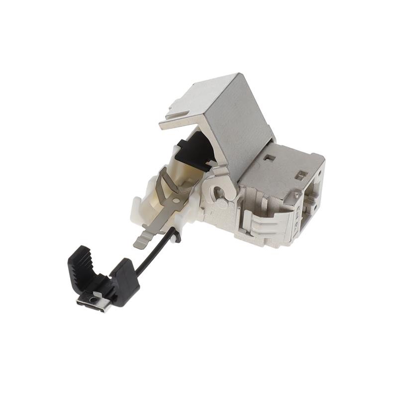 1 pcs : 130B12-E - RJ45 CAT 6A MODULE 270 DEG