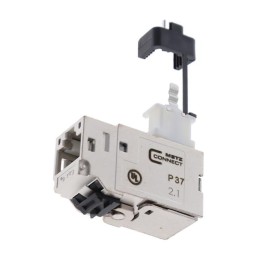 1 pcs : 130B23-E - RJ45 CAT 6A KEYSTONE MODULE 90 D