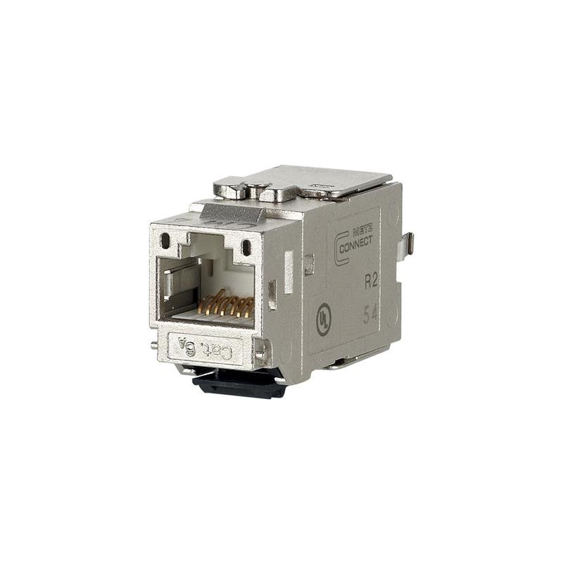 1 pcs : 130B21-E - RJ45 CAT 6A KEYSTONE MODULE 180