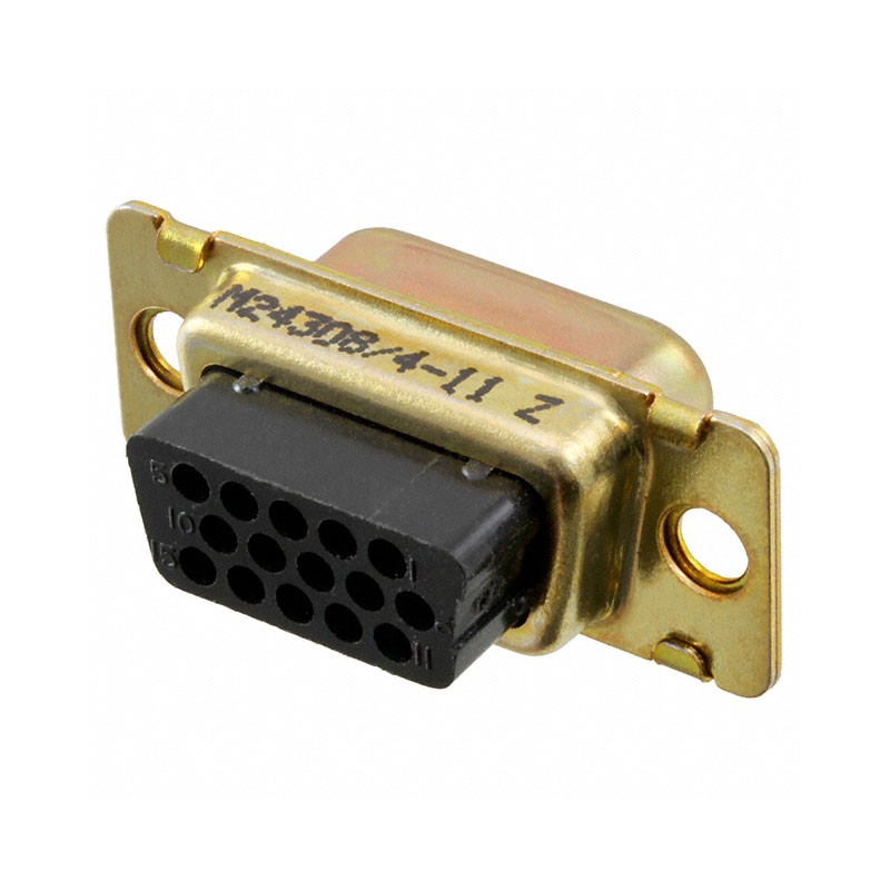 1 pcs : 1757823-1 - CONN D-SUB HD HOUSING PLUG 15POS