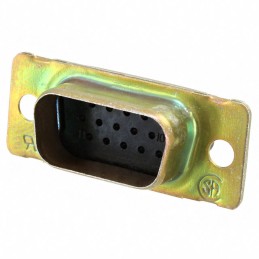 1 pcs : 204501-1 - CONN D-SUB HD HOUSING PLUG 15POS
