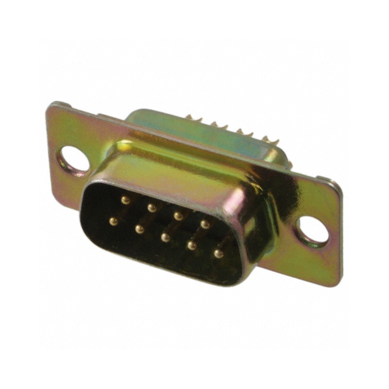 1 pcs : DEMM-9P - CONN D-SUB PLUG 9POS PNL MNT