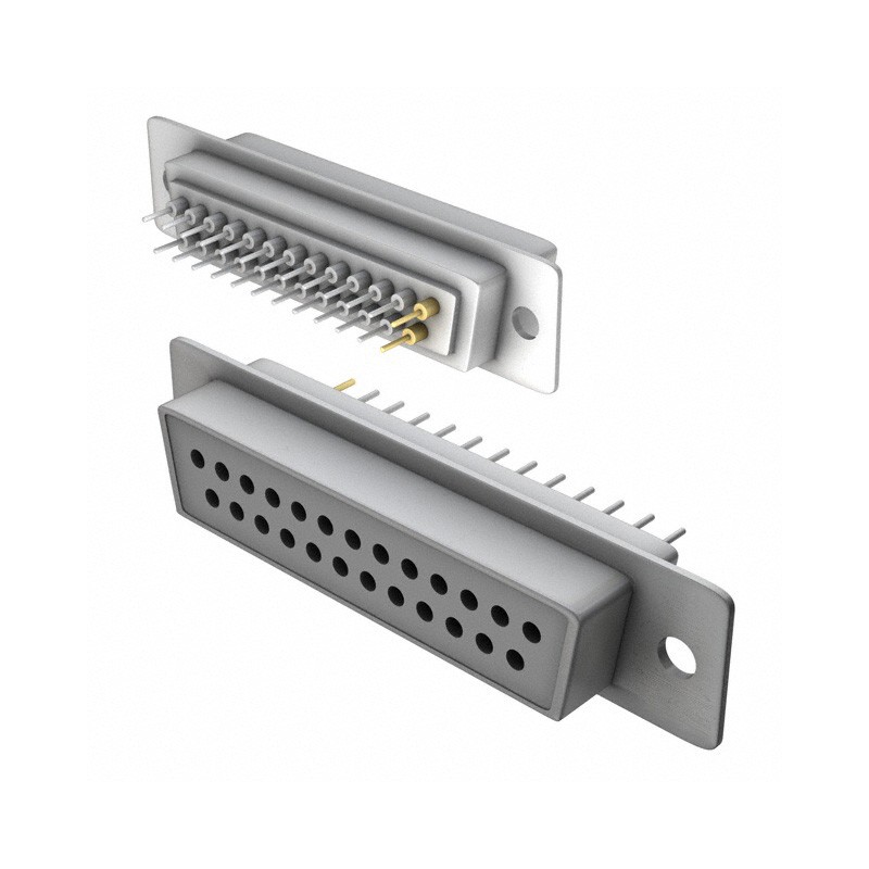 1 pcs : 772-E25-213R001 - CONN D-SUB RCPT 25P PNL MNT SLDR