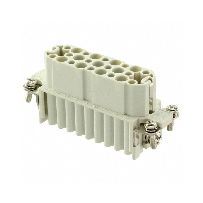 1 pcs : 0936010099 - 25P + PE FEMALE INSERT 10A 250V/
