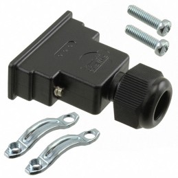 1 pcs : 1731100020 - CONN BACKSHELL 15POS 180DEG BLK