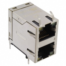 1 pcs : 7499151120 - CONN JACK 2PORT 1000 BASE-T PCB
