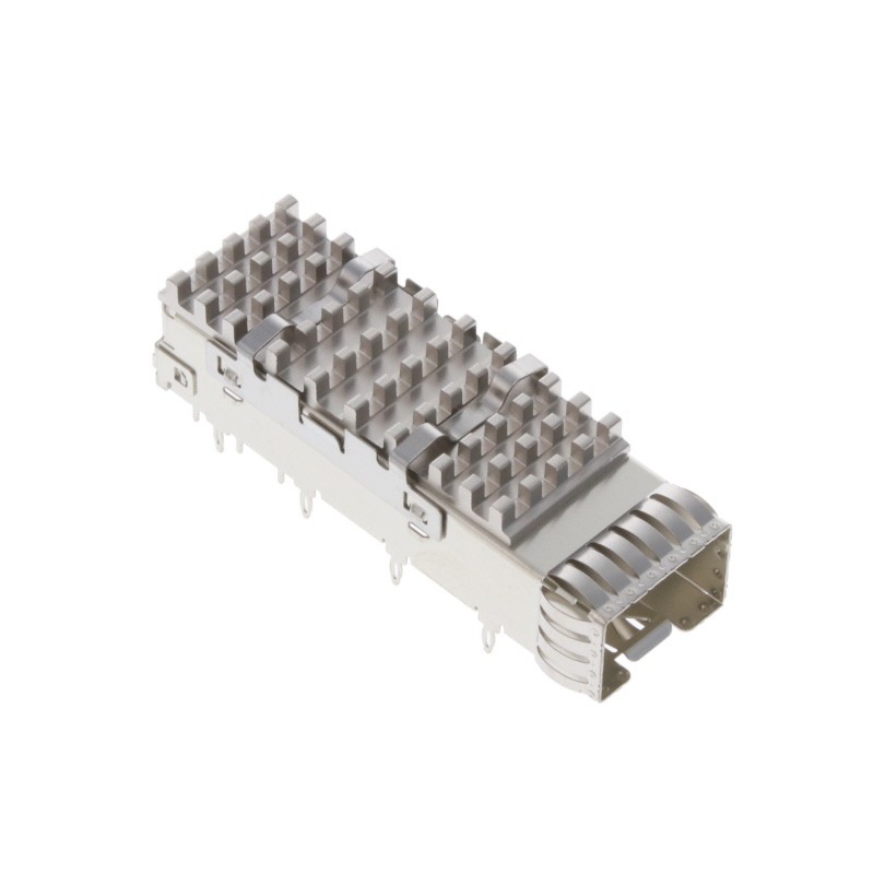 1 pcs : 2291634-1 - CONN SFP+ CAGE W/HSINK PRESS RA