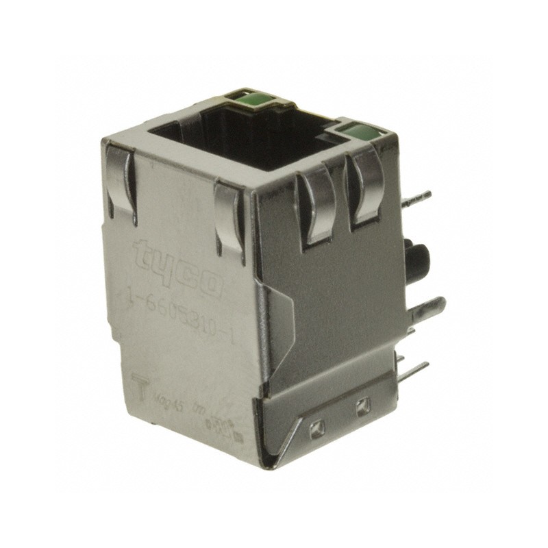 1 pcs : 1-6605310-1 - CONN JACK 1PORT 100 BASE-T