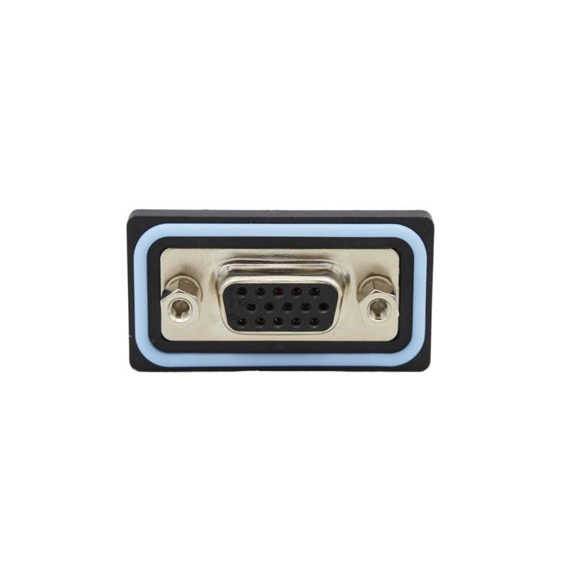 1 pcs : HDF-S15-203L011 - CONN D-SUB HD RCPT 15POS PNL MNT