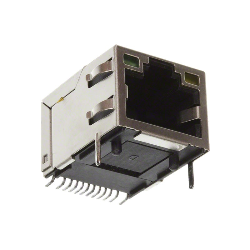 1 pcs : 0480749101 - CONN JACK 1PORT 100 BASE-T SMD