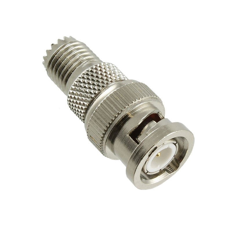 1 pcs : 3316505 - CONN ADAPT BNC PLUG-UHF MINI JCK