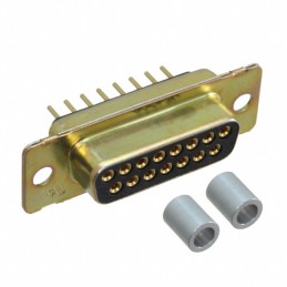 1 pcs : 1757830-2 - CONN D-SUB RCPT 15POS VERT SLDR