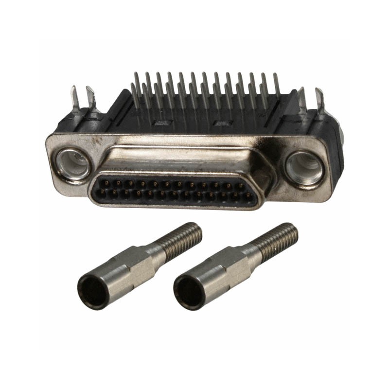 1 pcs : MDSM-25PE-Z10-VR17 - CONN MICRO-D PLUG 25POS R/A SLDR