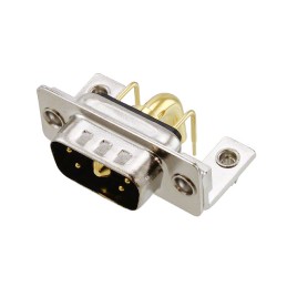 1 pcs : 684S5W1103L461 - CONN D-SUB PLUG 5POS R/A SLDR