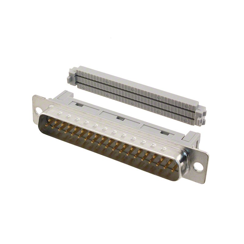 1 pcs : 09664287700 - CONN D-SUB PLUG 37P PNL MNT IDC