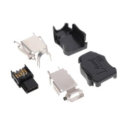 1 pcs : IX32G-B-8S-CV(7.0)(01) - PLUG B KEY 8POS IDC 22AWG