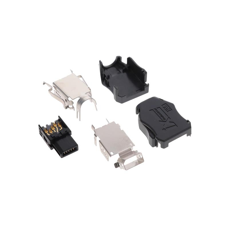 1 pcs : IX32G-B-8S-CV(7.0)(01) - PLUG B KEY 8POS IDC 22AWG