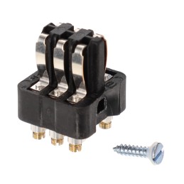 1 pcs : 09700062817 - INSERT FEMALE 6POS SCREW