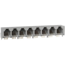 1 pcs : TM5RJ1-4848(50) - CONN MOD JACK 6P6C R/A UNSHLD