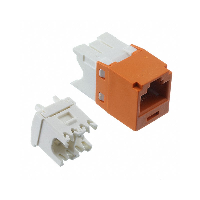 1 pcs : CJ688TGOR-24 - CATEGORY 6, RJ45, 8-POSITION, 8-