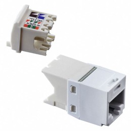 1 pcs : CJ688TGWH-24 - CATEGORY 6, RJ45, 8-POSITION, 8-