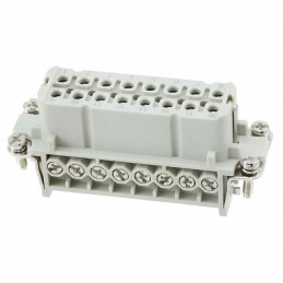 1 pcs : HA-016-F - INSERT FEMALE 16+1GND SCREW