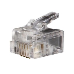 1 pcs : VDV826-601 - CONN MOD PLUG 6P4C UNSHLD 25/PK