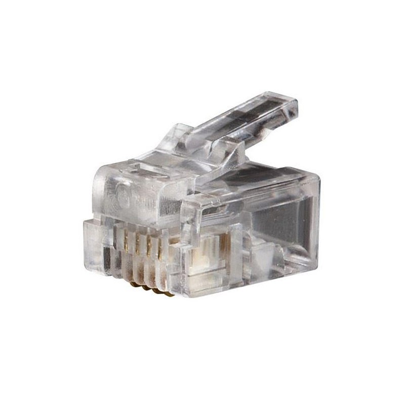 1 pcs : VDV826-601 - CONN MOD PLUG 6P4C UNSHLD 25/PK