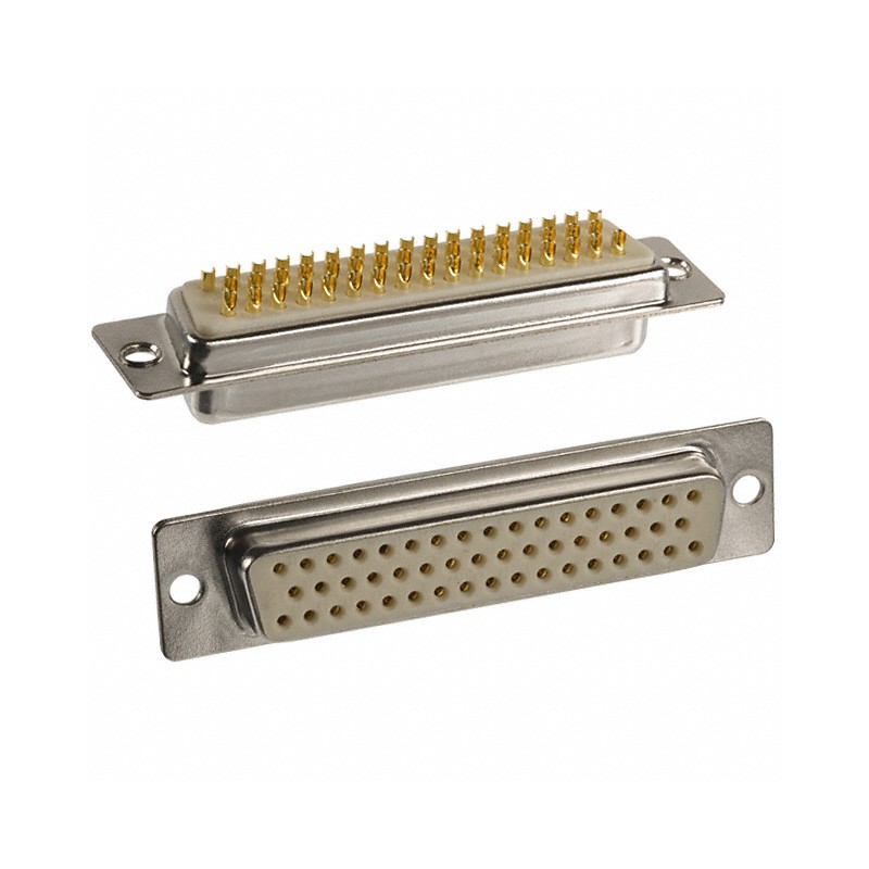 1 pcs : 172-E50-203R001 - CONN D-SUB RCPT 50POS PNL MNT