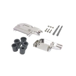 1 pcs : SDRA15AG - HOOD DB15 METAL RIGHT ANG