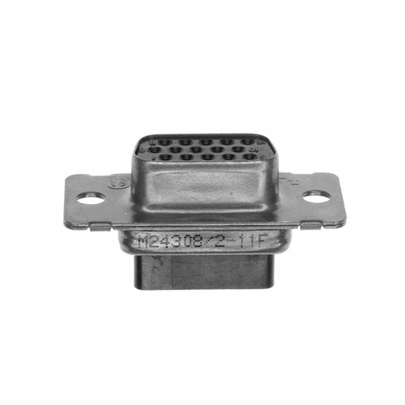 1 pcs : 204500-1 - CONN D-SUB HD HOUSING RCPT 15POS