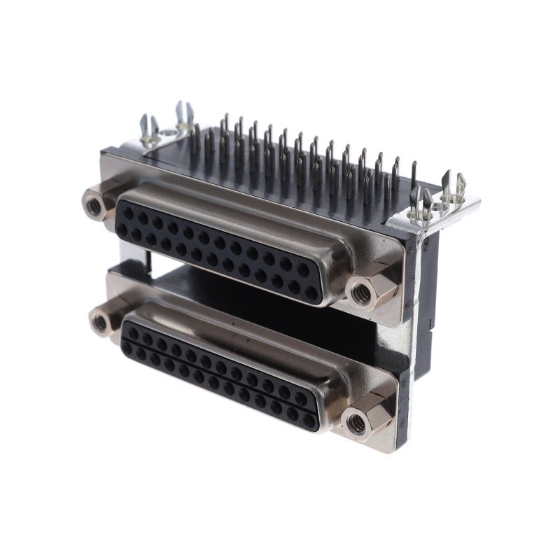 1 pcs : K42X-B25S/S-A4NJ - CONN D-SUB RCPT 25POS R/A SLDR