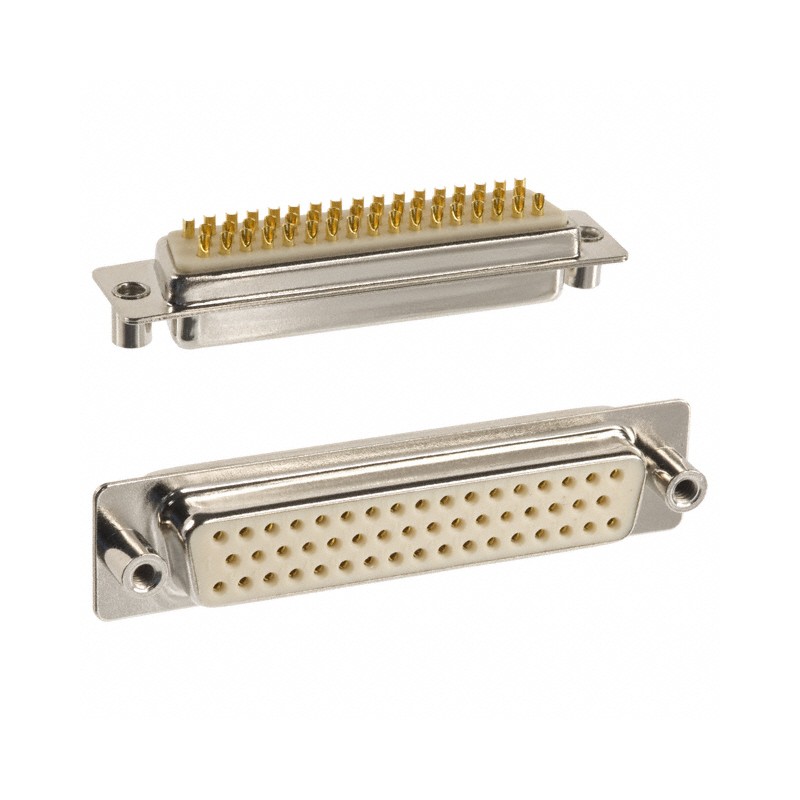 1 pcs : 172-E50-203R031 - CONN D-SUB RCPT 50POS PNL MNT