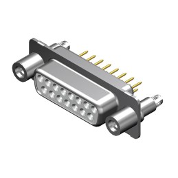 1 pcs : 1731091322 - FCT DSUB STR PC RCPT 15 PN W/CLI