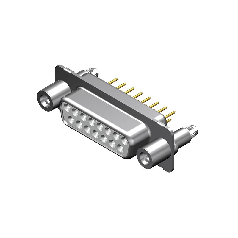 1 pcs : 1731091322 - FCT DSUB STR PC RCPT 15 PN W/CLI