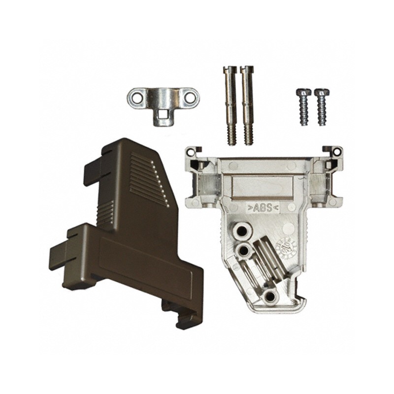 1 pcs : 950-009-020R121 - CONN BACKSHELL 9P 60DEG SHLD SLV