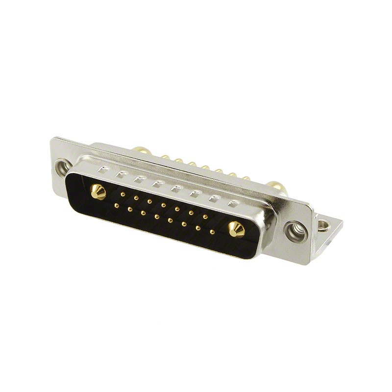 1 pcs : 684M17W2103L461 - CONN D-SUB PLUG 17POS R/A SLDR