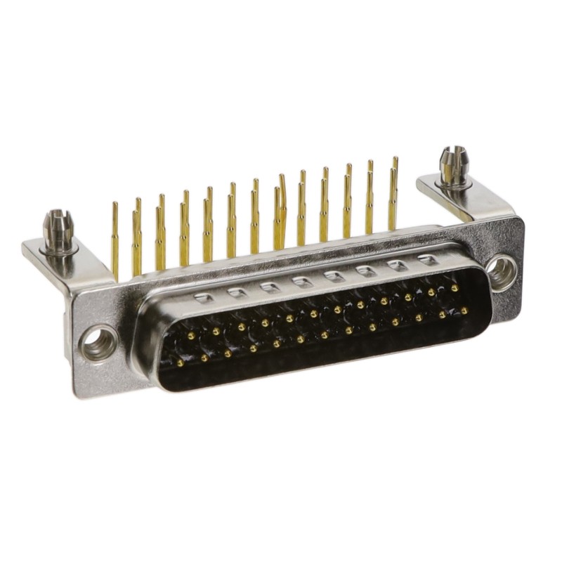 1 pcs : 774-E25-113R461 - CONN D-SUB PLUG 25POS R/A SLDR