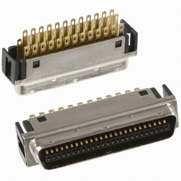 1 pcs : DX40M-50P - CONN MIN HD PLG 50P STR SLD EYEL