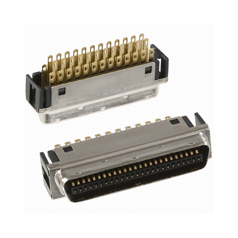 1 pcs : DX40M-50P - CONN MIN HD PLG 50P STR SLD EYEL