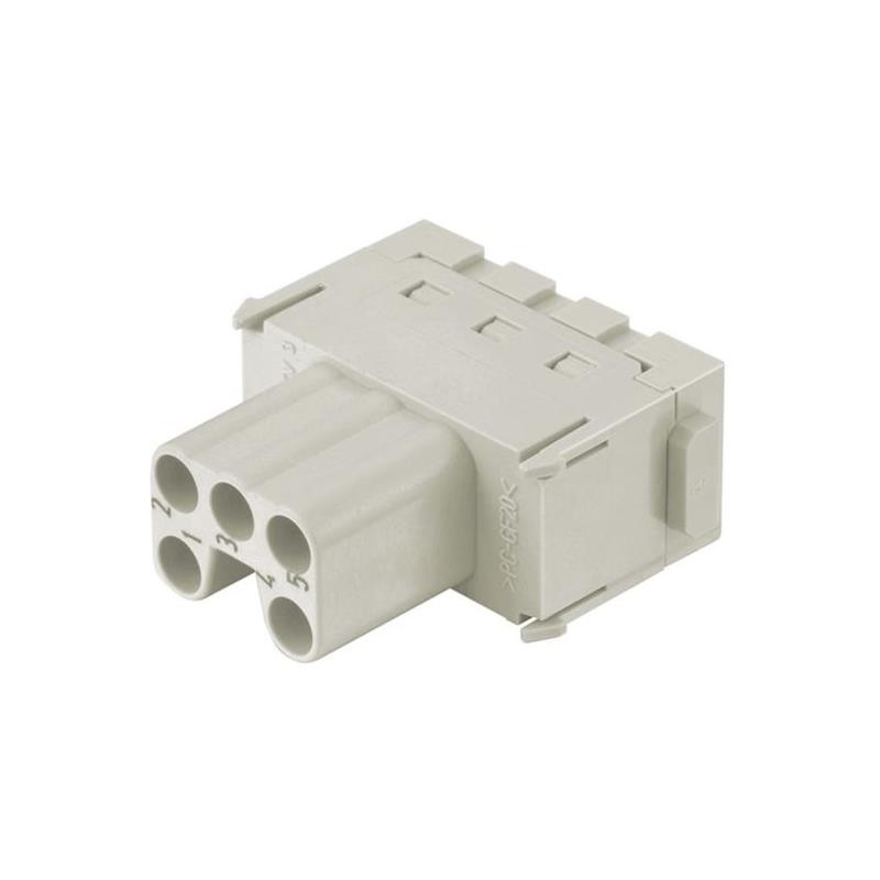 1 pcs : 09140052716 - MODULE FEMALE 5POS PUSH IN