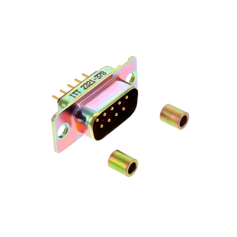 1 pcs : M24308/24-13Z - CONN DSUB PLUG 9POS PNL MNT SLDR