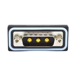 1 pcs : CDFR3W3113L461 - CONN D-SUB PLUG 3POS R/A SLDR