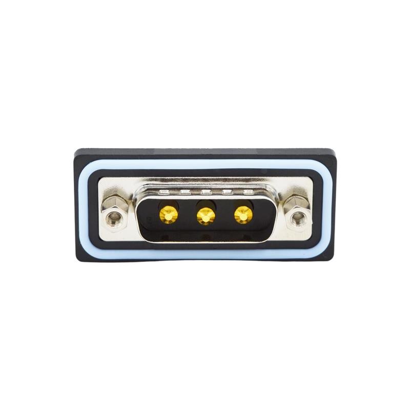 1 pcs : CDFR3W3113L461 - CONN D-SUB PLUG 3POS R/A SLDR