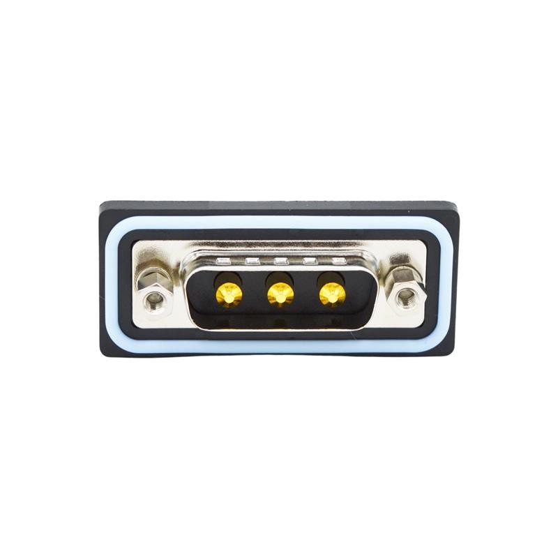 1 pcs : CDFR3W3113L261 - CONN D-SUB PLUG 3POS R/A SLDR