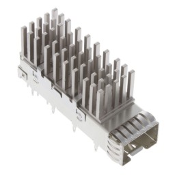 1 pcs : 2291634-3 - CONN SFP+ CAGE W/HSINK PRESS RA