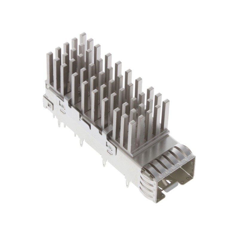 1 pcs : 2291634-3 - CONN SFP+ CAGE W/HSINK PRESS RA