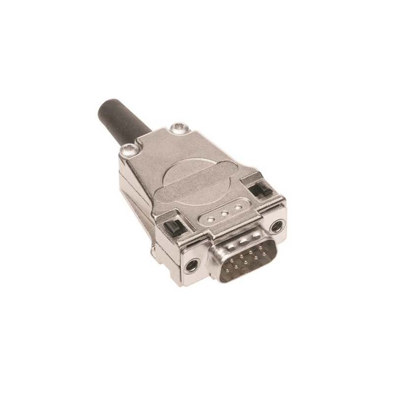 1 pcs : 09670090323 - D SUB TOP ENTRY METAL HOOD 9 POL